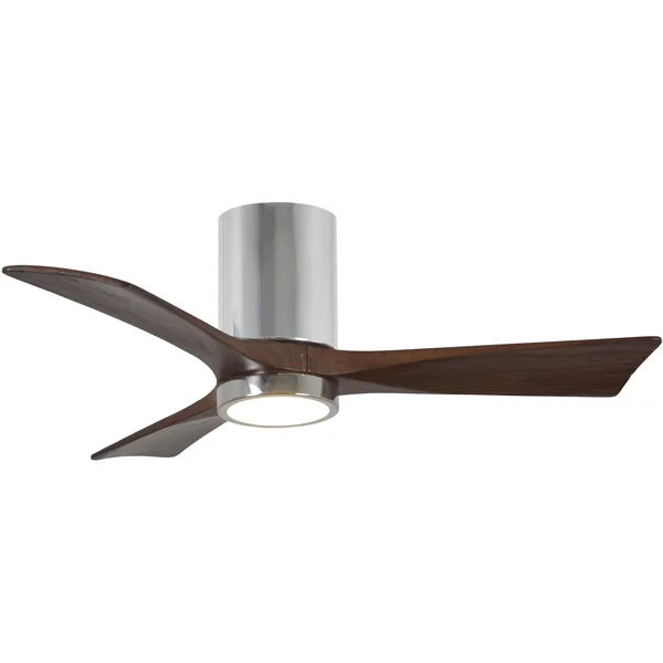 Irene Hugger Ceiling Fan with Light by Matthews Fan Company, Gloss White, IR3HLK-WH-WA-60