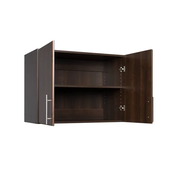 Prepac, Elite 32x22 Stackable Wall Cabinet, Espresso