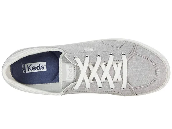 Keds Center II Chambray Stripe Women's Sneakers, Size: 8, Grey