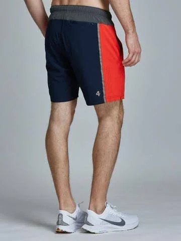 Men's Bolt Short 7x22 in Burgundy/ Charcoal - Size S - Gym - Workout, Performance Shorts