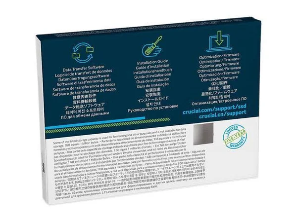 Crucial 500 GB Internal SSD - M.2 2280 - P1 - PCI Express 3.0 x4 (NVMe)