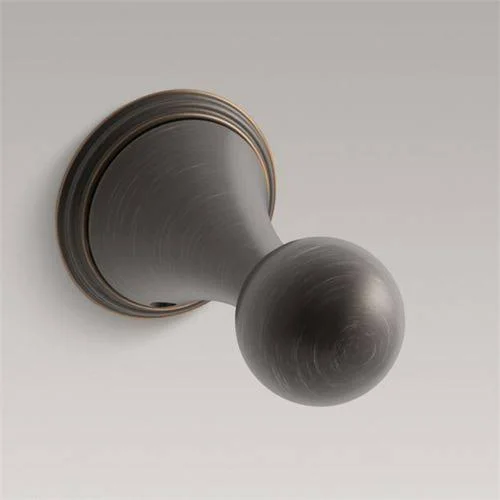 Kohler K-364-2BZ Finial Oil Rubbed Bronze Robe Hook
