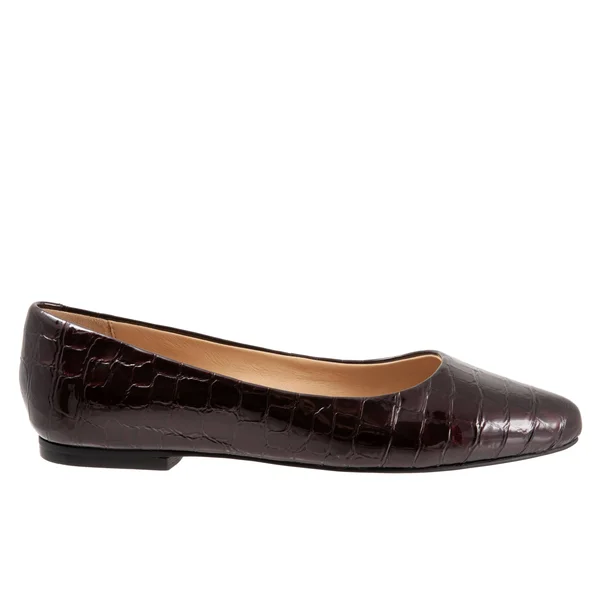 Trotters Women's Estee Flat - Bur Croc