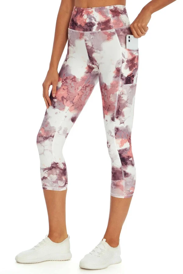 Marika Women's Brittany High Rise Pocket Capri Legging