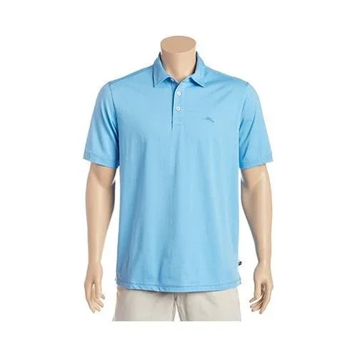 Men's Tommy Bahama Tropicool Spectator Short Sleeve Polo Shirt - Blue