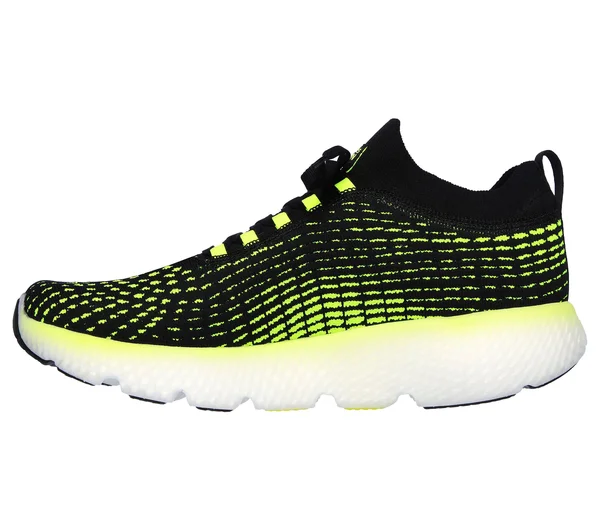 Skechers Men's Max Road 4 - Black/Lime, 12