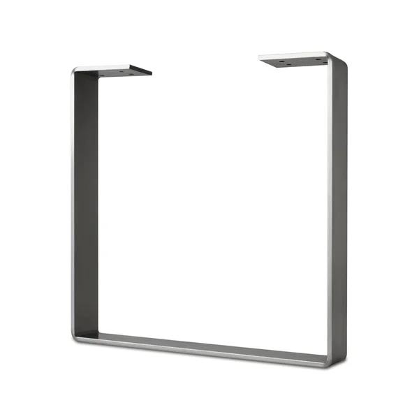 Standard Duty U-Shape Flat Bar Table Leg & Bench Base (Sold Separately) - Clear Coat, Clear Coat, 12x22, 12x22