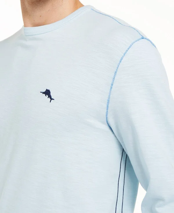 Tommy Bahama Arctic Ice Men's Long Sleeve Big Wave Marlin Lux T-Shirt