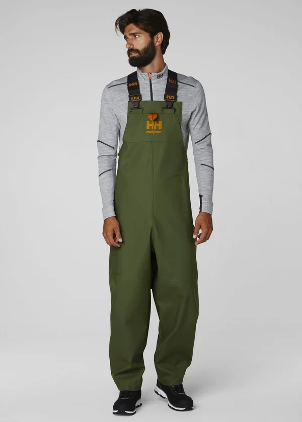 Helly Hansen Storm Rain Bib - Orange/Black - XL