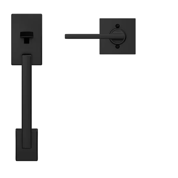 Schlage FE285-CEN-LAT-COL Century Lower Half Handleset for Electronic - Aged Bronze