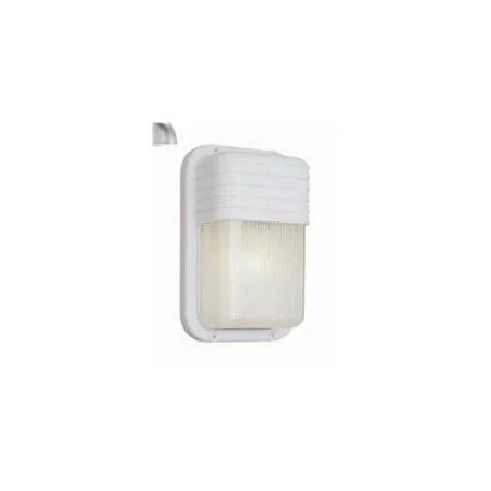 Trans Globe 41105 Sal 1 Light Bulkhead in Satin Aluminum