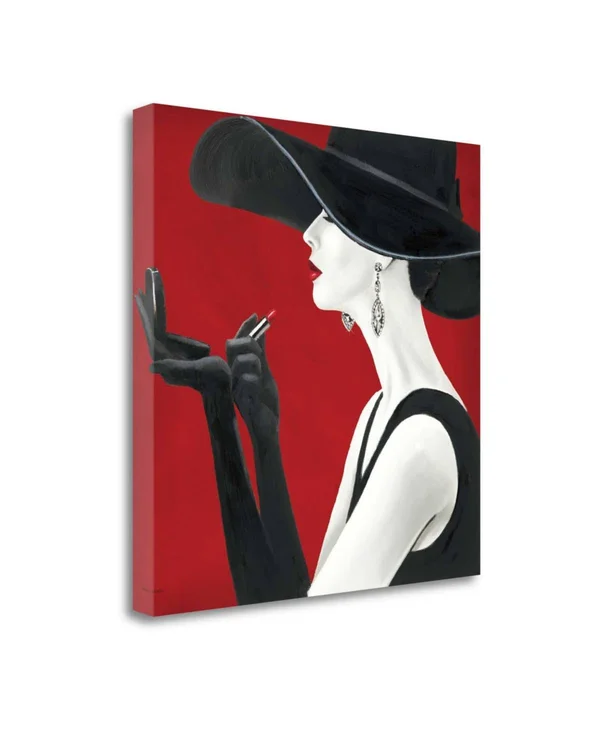 Tangletown Fine Art Haute Chapeau Rouge II by Marco Fabiano Giclee Print on Gallery Wrap Canvas - 30x22 x 30x22 - Multi