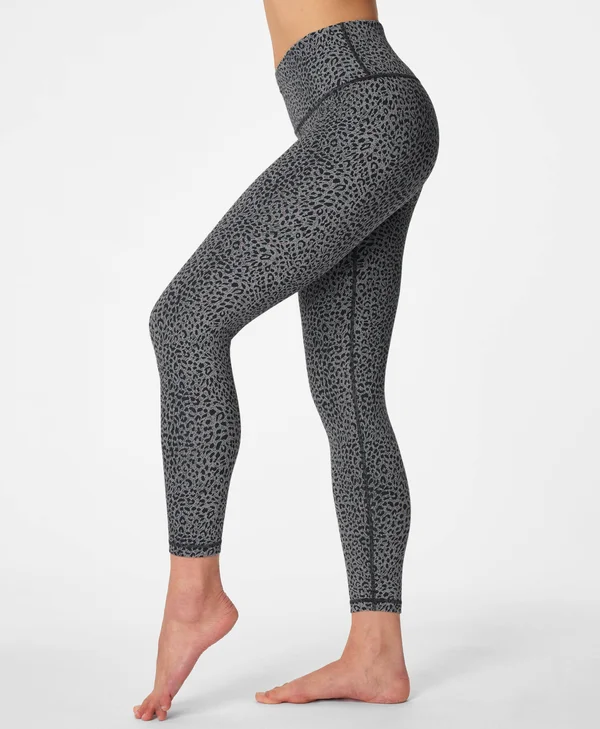 Sweaty Betty Flatter Me Jacquard 7/8 Workout Leggings - Grey, Women's Xs
