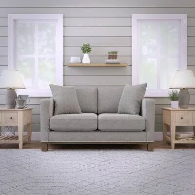Mayview Loveseat, Light Gray