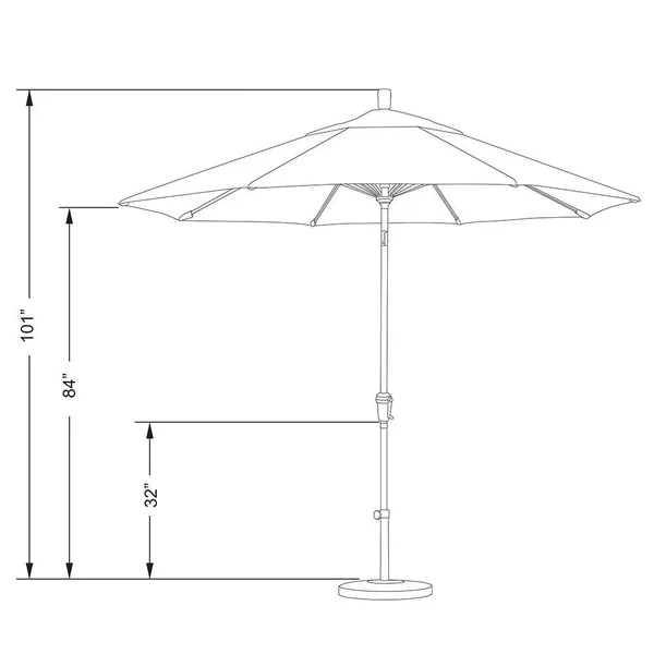 California Umbrella 9& Market Umbrella