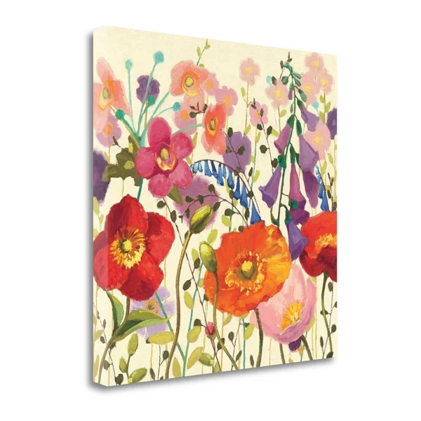 Tangletown Fine Art Couleur Printemps III by Shirley Novak, Giclee Print on Wrap Canvas, 30x30x22