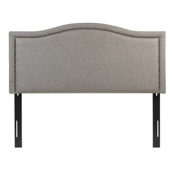 Madison Park - Nadine Upholstery Headboard - Grey - King