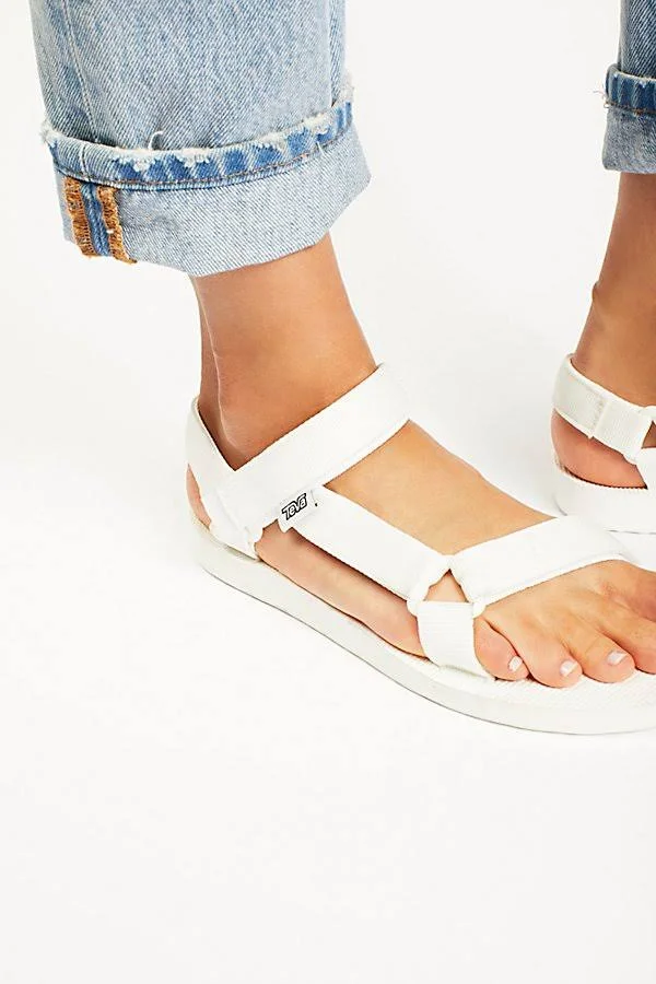 Original Universal Teva Sandals by Teva at Free People in White - Size: US 6