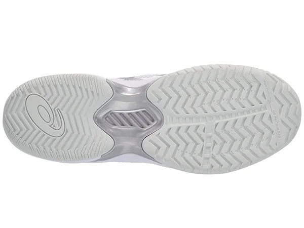 Asics Court Speed FF (White/Pure Silver) Men's Tennis Shoes
