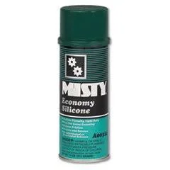 Mistymate Economy Silicone Spray Lubricant, Aerosol Can, 11oz, 12/Carton, Size: One Size