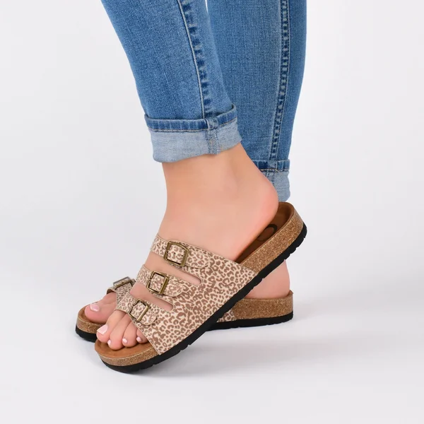 Journee Collection Women's Desta Slide Floral 9