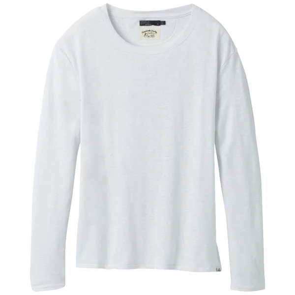 Prana Cozy Up Long Sleeve Tee - Women's M Gingerbread Heather