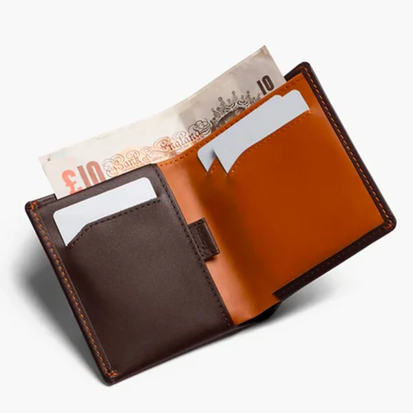 Bellroy Note Sleeve Wallet Java, Caramel - RFID
