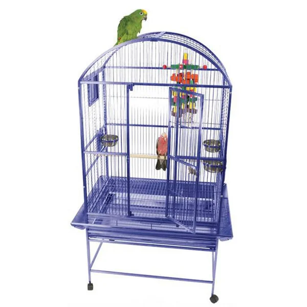 Au0026E Cage 9003223 White Dome Top Bird with 3/4x22 Bar Spacing, 32x22 x 23x22