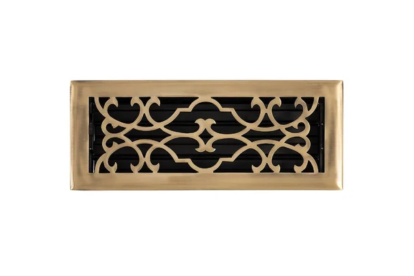 Brass Accents A03-r6412-609 4 x 12 in. Victorian Register with DAMPER - Antique Brass