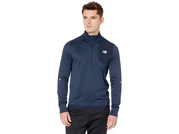 New Balance Men's Impact Run Grid Back Half Zip