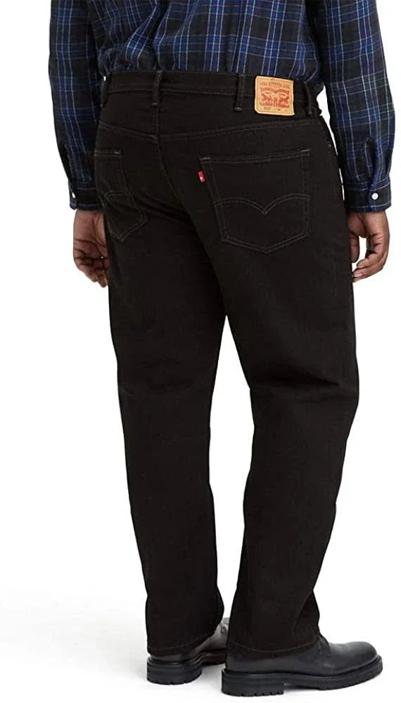 Levi&s Big & Tall Big Tall 505 Regular (Black) Men's Jeans