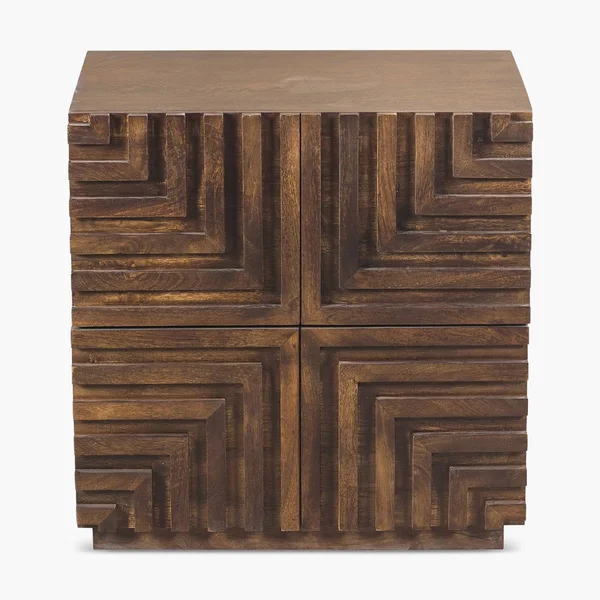 Union Home Maze Wood Night Stand