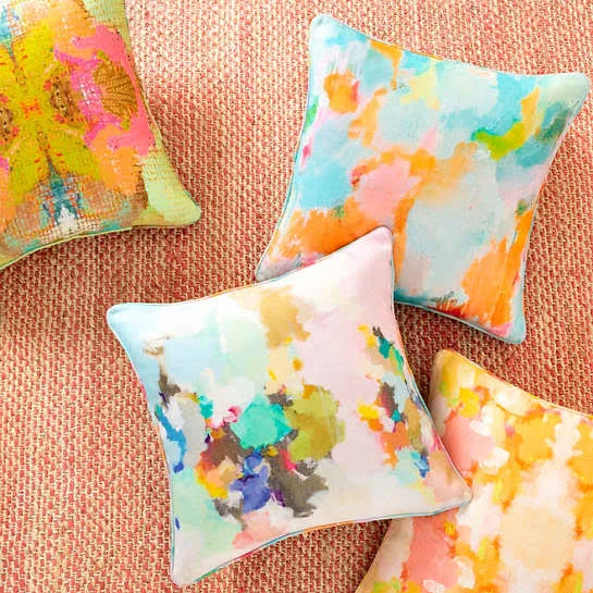 Pine Cone Hill Crystal Coast Linen Decorative Pillow 22x22 Square