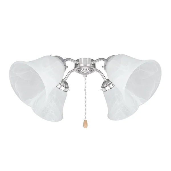 Aspen Creative Alabaster 23105-4 Transitional Style Replacement Bell Shaped Glass Shade, 2 1/8x22 Fitter size, 5 1/2x22 High x 5