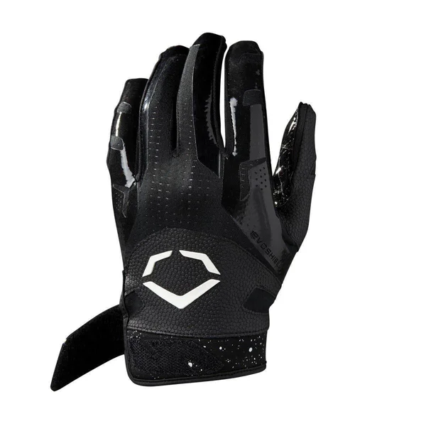 EvoShield Burst Receivers Gloves-Black, Size: Small