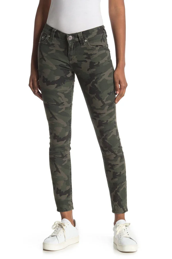 True Religion Camo Halle Pants - Size 29 - Olive Camo at Nordstrom Rack