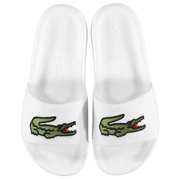 Lacoste Croco Slide 119 3 737CMA0020082 Slides White, Mens, Synthetic