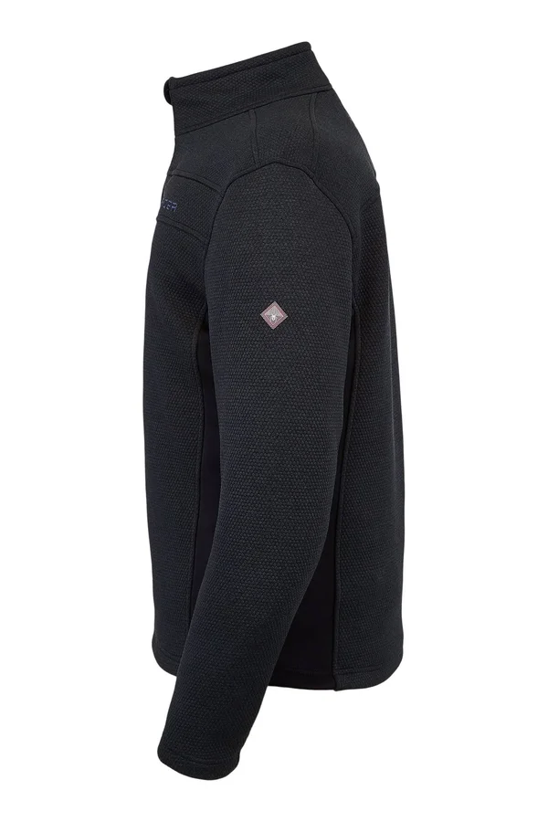 Spyder Men S Encore Half Zip Fleece Jacket Alloy Medium