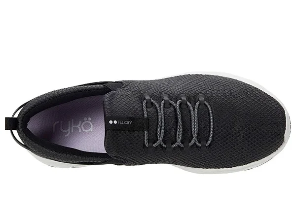 Women's Ryka Felicity Walking Shoe - Size: 5, Black