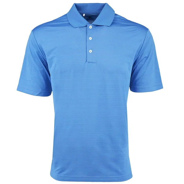 Adidas Golf A161 Men Climalite Textured Short-Sleeve Polo - Tide - S