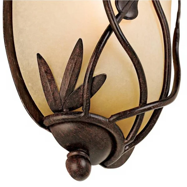 Leaf and Vine Pocket ADA Compliant Pocket Wall Sconce
