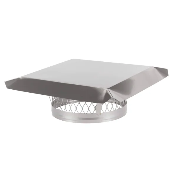 HY-C LC11 Round Stainless Steel Clamp on Single Flue Liner Chimney Cap, 11x22