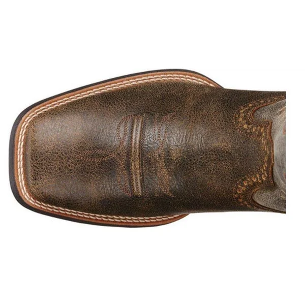 Ariat Sport Western Wide Square Toe 9.5 Men's Brown