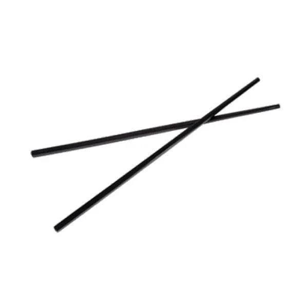 Town 51316B Black Plastic Chopsticks - Pair - 10/Pack
