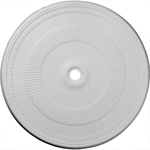 Ekena Millwork CM51NEPLS 51 1/8x22OD x 3 5/8x22ID x 1 1/2x22P Nevio Ceiling Medallion (Fits Canopies Up to 4 3/4x22) - Hand-Paint