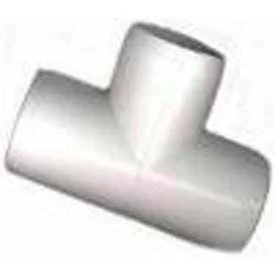 Tee Fitting - 1x22Dia., Furniture Grade PVC, White - Pkg Qty 25 123-F
