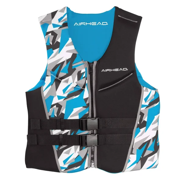 Airhead Camo Cool Kwik-Dry Neolite Life Vest - Size: XL, Blue