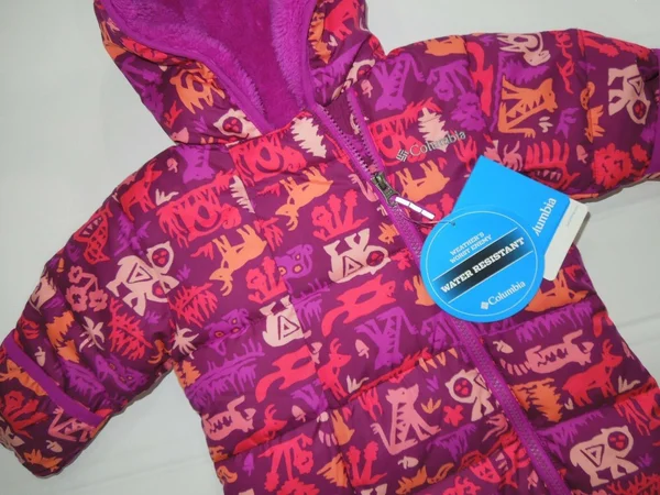 Columbia Infant Frosty Freeze Bunting Bright Plum Critters 6
