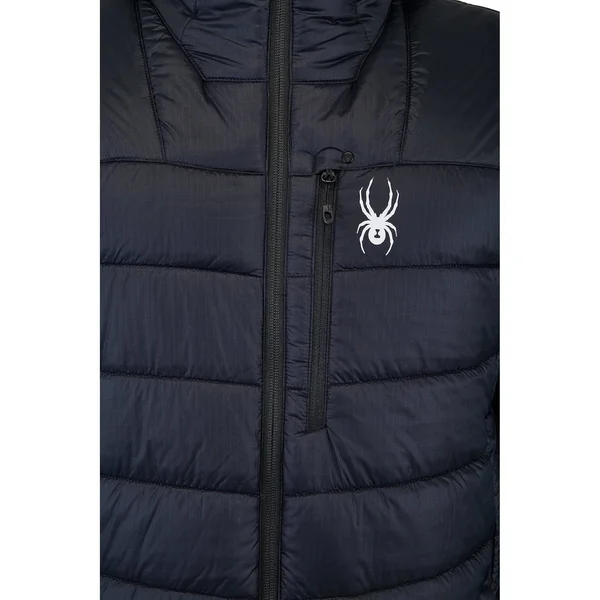 Spyder Glissade Hoodie Insulator Jacket Men's - Ebony, M