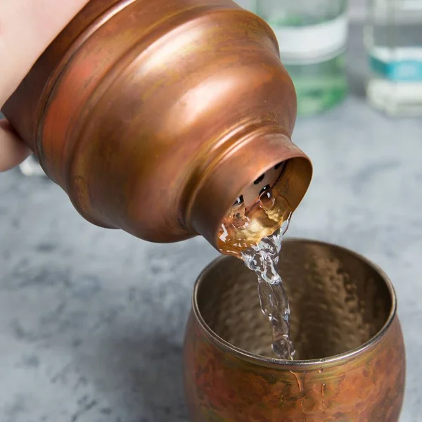 American Metalcraft ACS Antique Copper 24 Ounce Cocktail Shaker